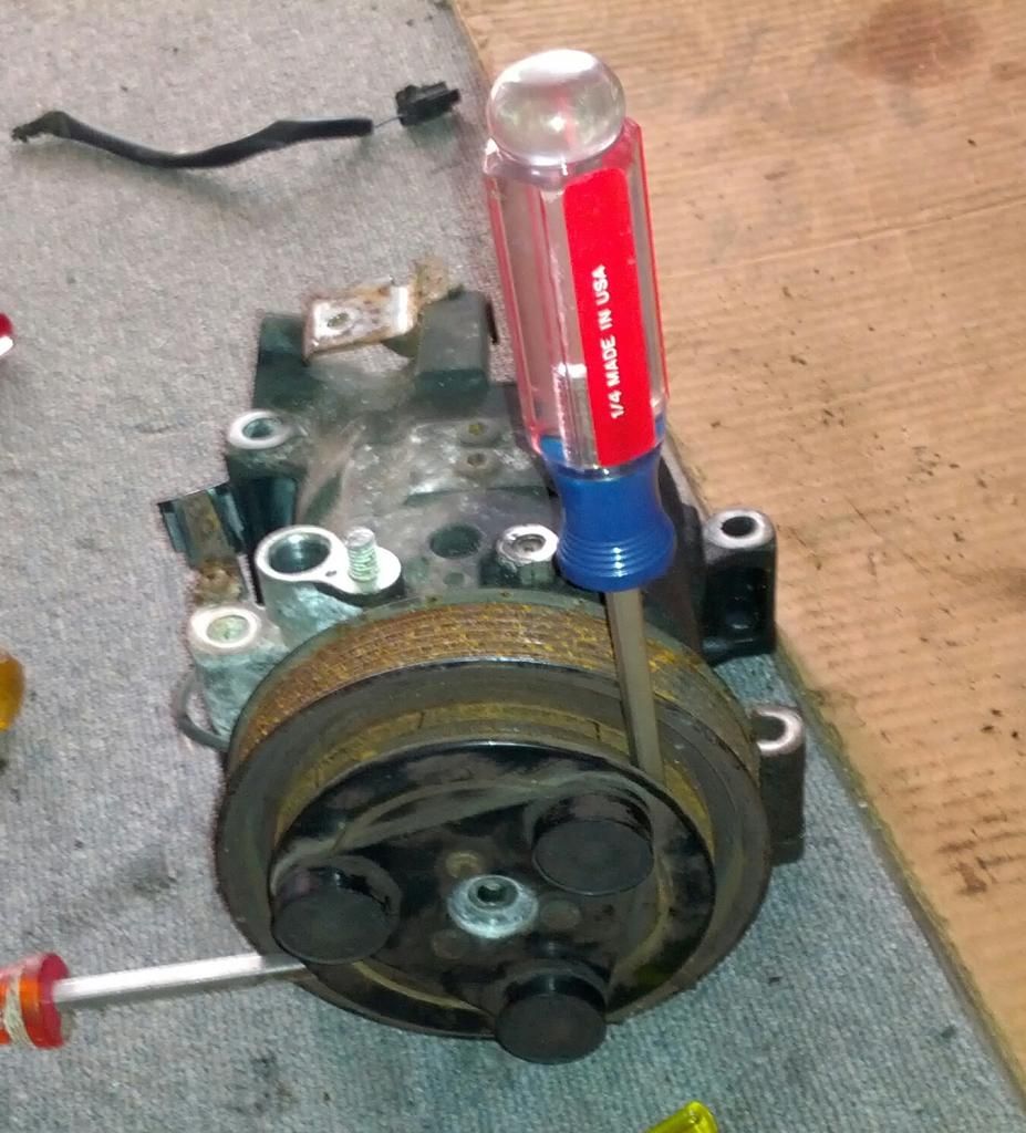 How To AC Compressor Pulley Bearing Repair